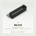 Bay 1×4 open bin, three-quarter view (render)